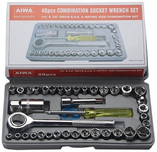 40 Pcs Combination Socket Wrench Set 1