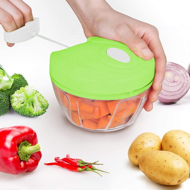 Multi-Function Food Processor - Chopper, Cutter, Grinder, Shredder, Mincer, Mini Garlic Slicer & Slicer for Kitchen (Random Color) buy online in Pakistan