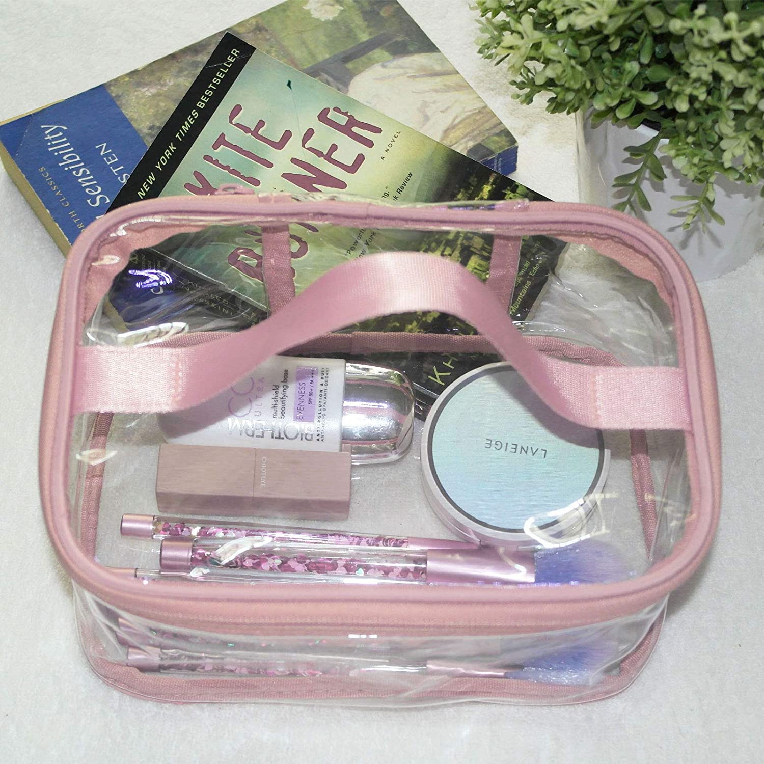 Makeup Cosmetic Clear Bag Portable Transparent Travel Storage buy online in Pakistan