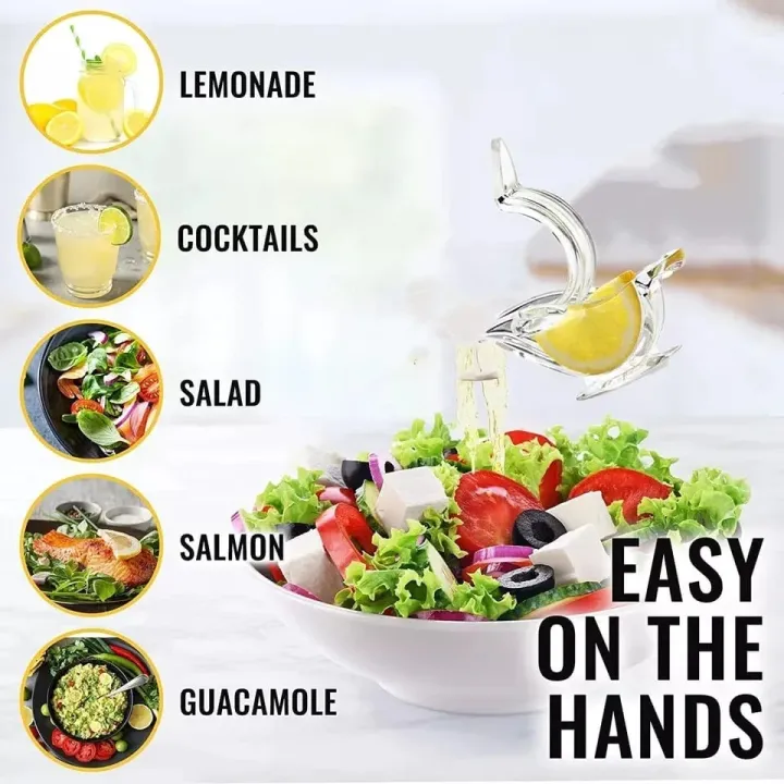 Manual Lemon Clip Portable Clear Fruit Juicer Bird Lemon Slice Squeezer Home Kitchen Bar Hand Gadget buy online in Pakistan