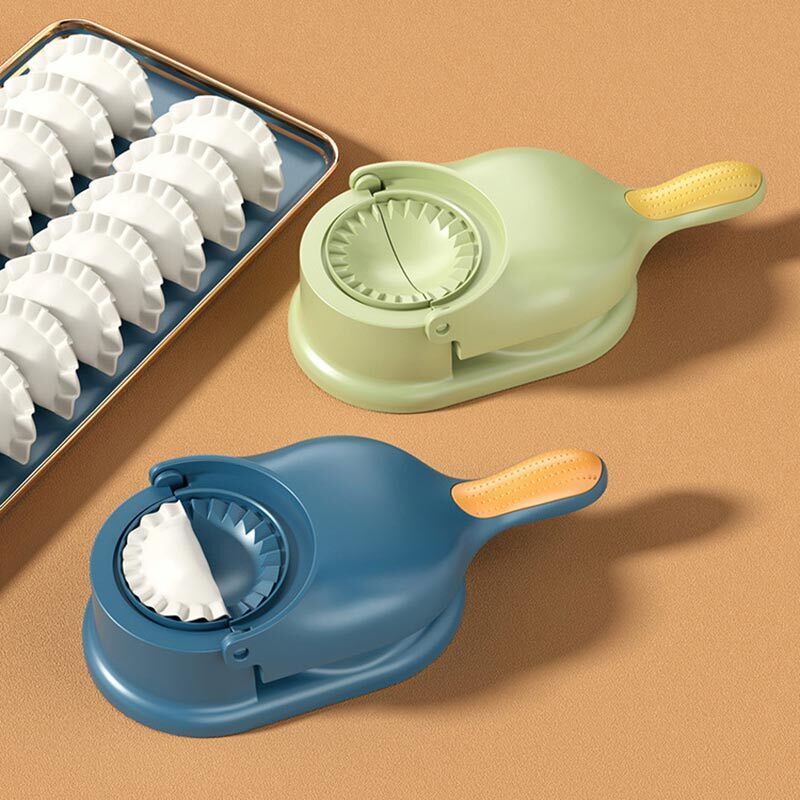2-in-1 Dumpling Wrapper Tool Food Grade Manual Dumpling Wrapper Mold Labor-Saving Baking Pastry Home Kitchen Gadget (Random Color)Without box buy online in Pakistan