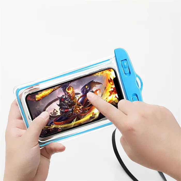 Water Proof  Cover Bag for Mobile - Max screen size could be 6.2 inches - Random Color buy online in Pakistan