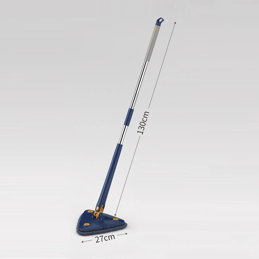 Extended Triangle Mop 360 Twist Squeeze Wringing X-Type Window Glass Toilet Bathroom Floor Household Cleaning Ceiling Du...