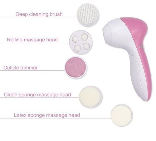 5 in 1 Facial Electric Cleanser and Massager,   Electric Machine Beauty , Beauty Care Brush for Removing Blackhead , Bea...