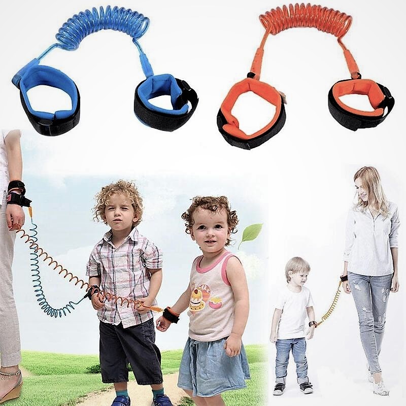 Baby Child Anti Lost Wrist Link Safety Harness Strap Rope Leash Walking Hand Belt Band Wristband For Toddlers, Kids Loss buy online in Pakistan