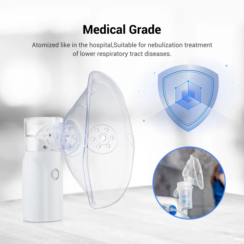Portable Nebulizer For Asthma Rechargeable Inhaler Nebulizer Machine For Kids And Adults Medical asthma nebulizer view 5