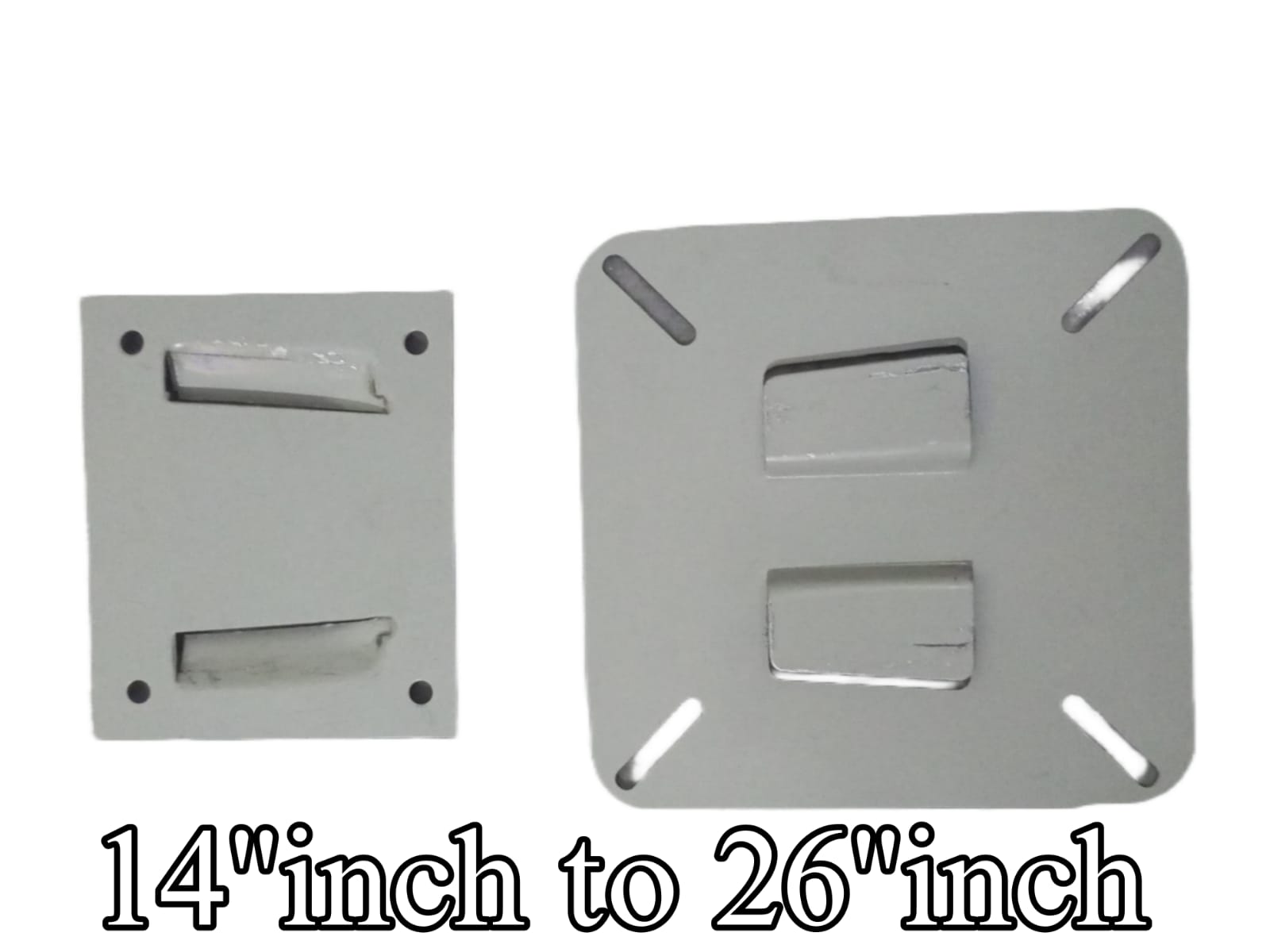 14 inch to 26 inch LCD Led TV wall bracket holder / wall mount / fixed flat panel / free nut bolts buy online in Pakistan