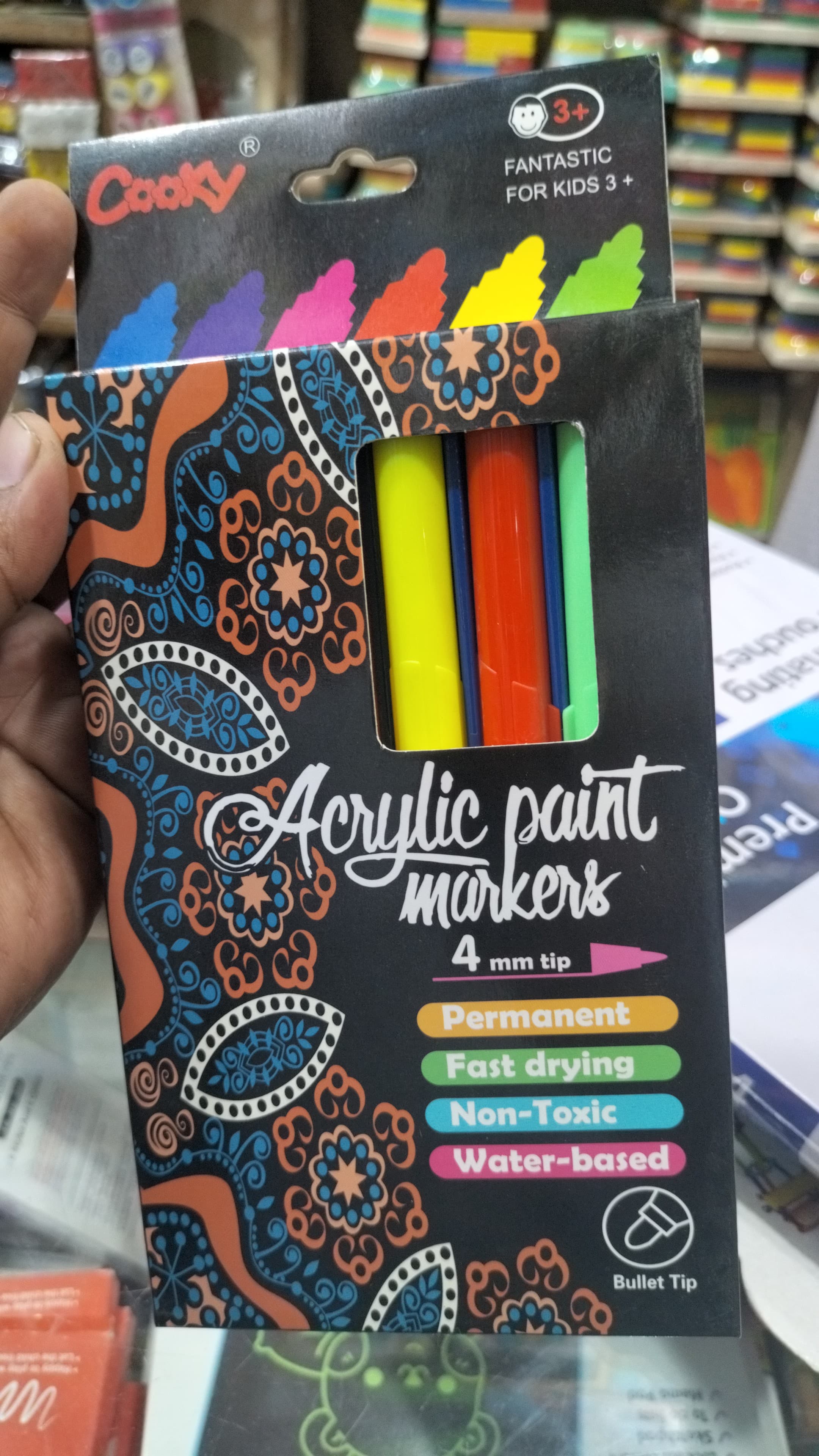 6 pc acrylic marker set buy online in Pakistan