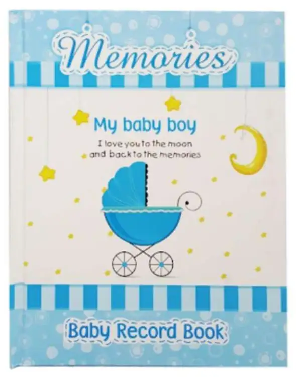 Memories Babies Record Book - My Baby Boy buy online in Pakistan