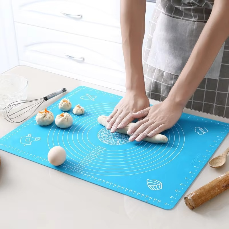Silicone Non-Stick Rolling Mat 40x50cm – Non-Slip Pastry Mat for Dough, Cakes & Baking (Random Color) buy online in Pakistan