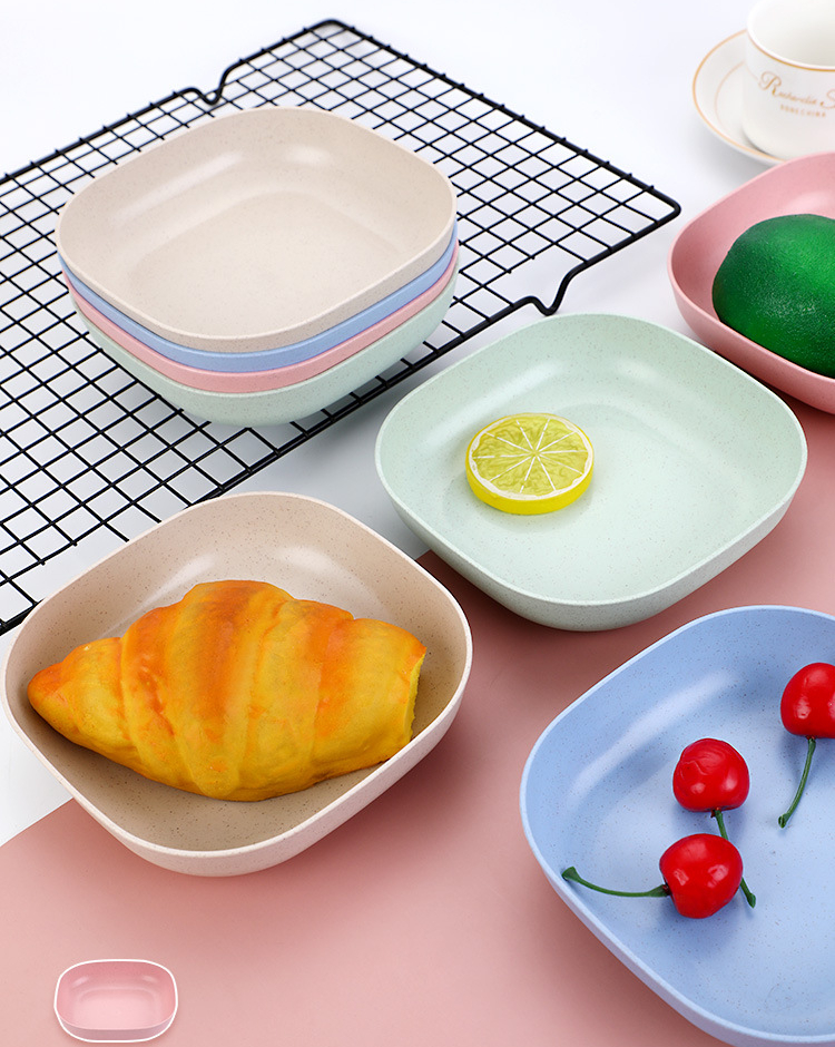 10pcs Plates Set With Holder (Random Colours) buy online in Pakistan