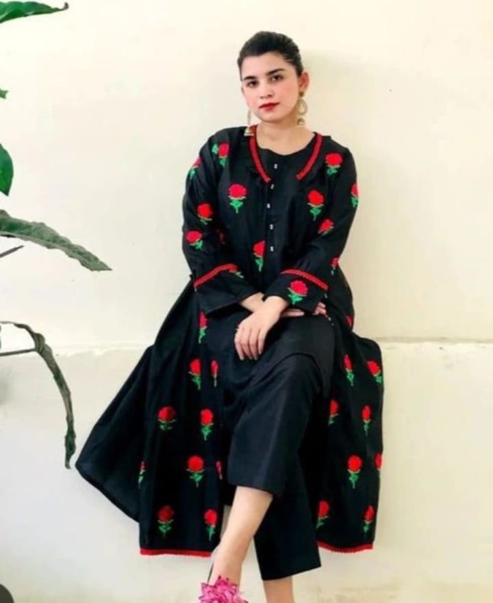 Silk Fancy Gown 3pc 1