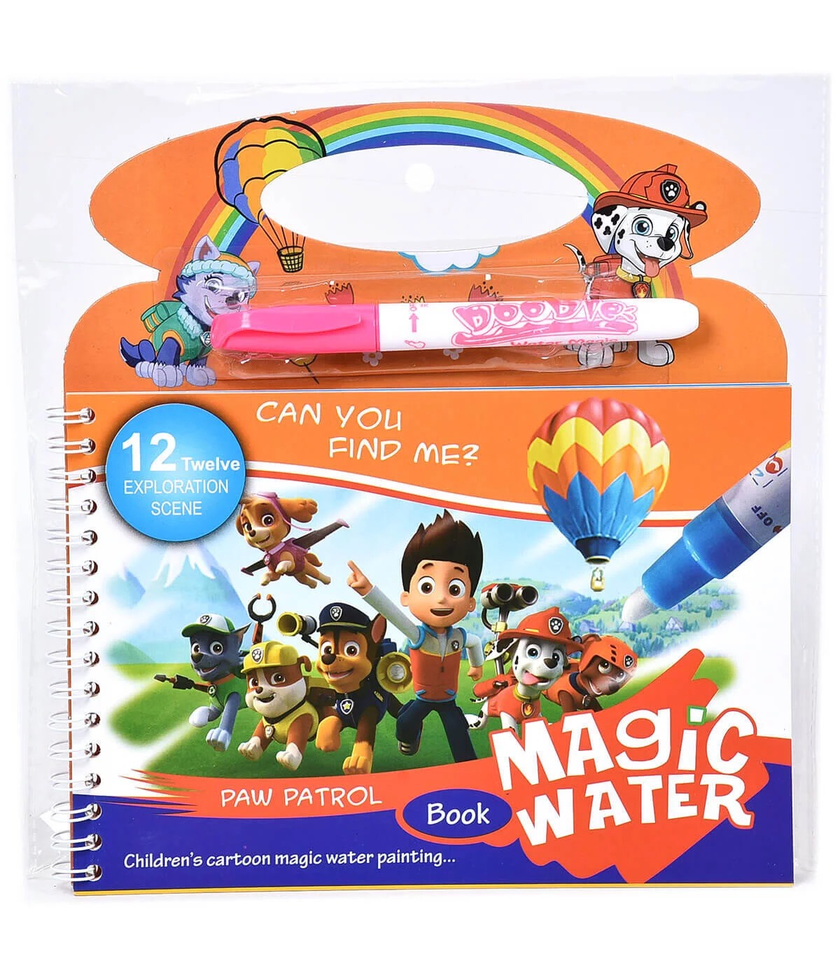 Magic Coloring Book with Water Pen(Number of pages 4)random color buy online in Pakistan