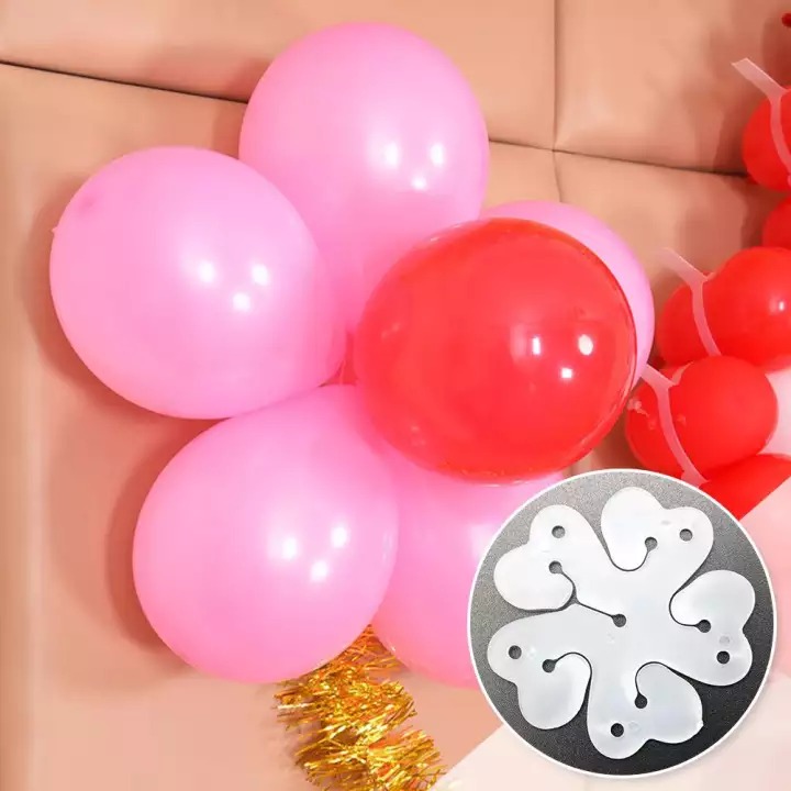 Pack Of 10pcs Balloons Clip - Flower Stand Clip Holder for Balloons - Balloons Tie Holder Birthday Wedding Party Decoration 11