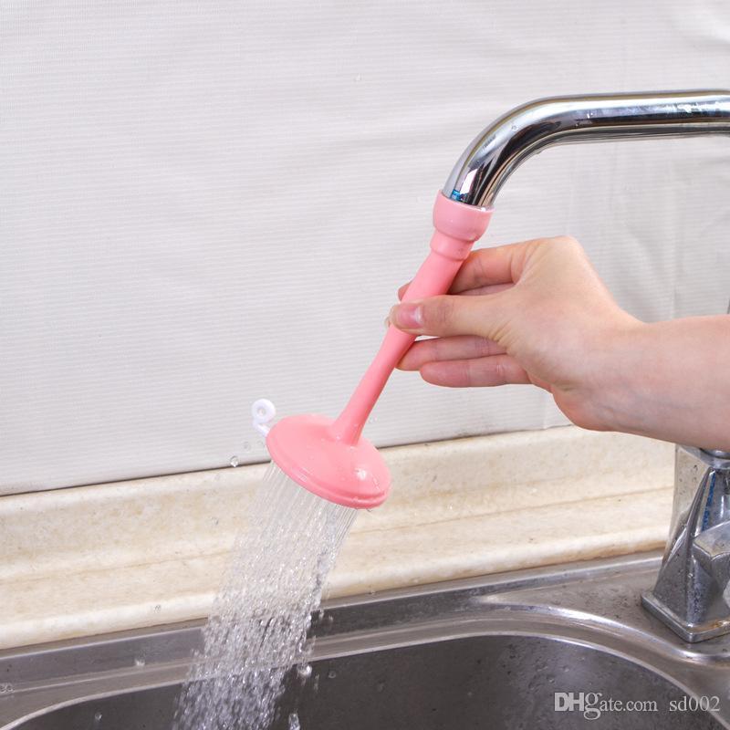 Silicone Kitchen Shower Splash Faucet Water-saving Filter Shower Water Rotating Spray Regulator(Random color) view 4