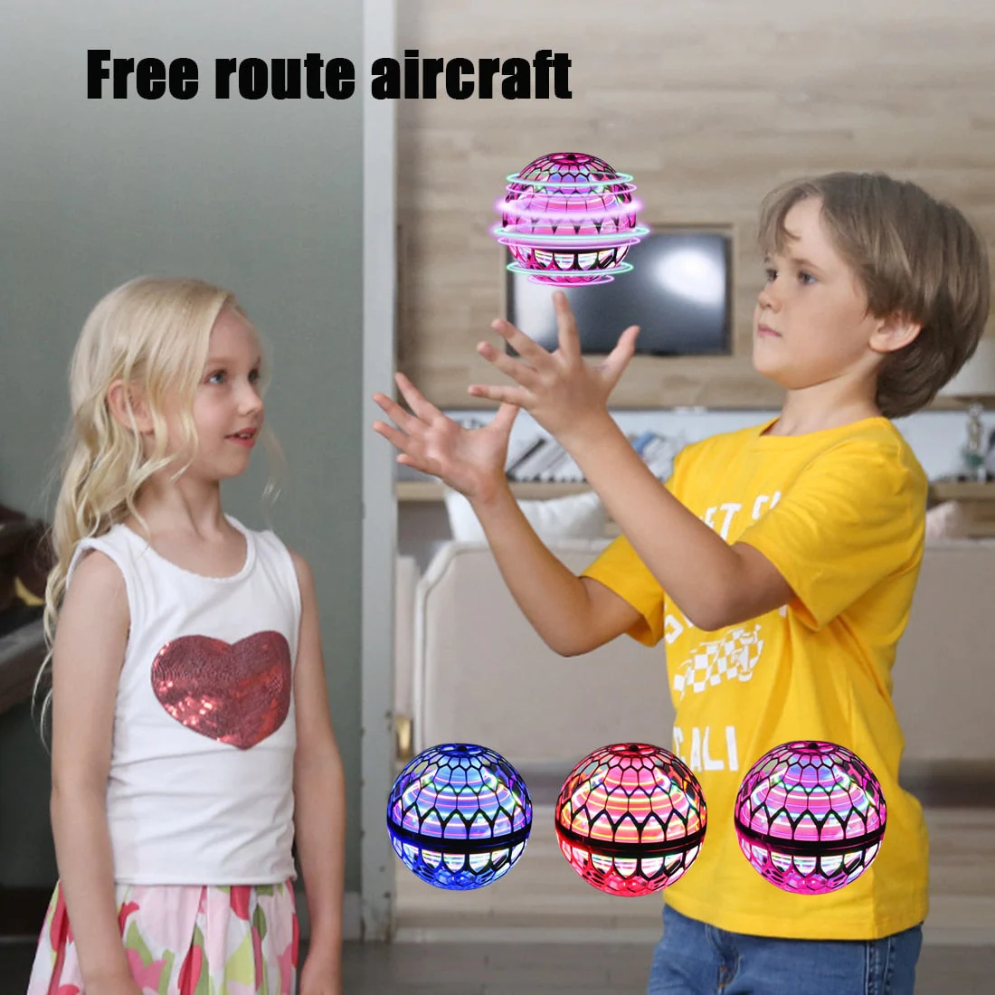 Flying Spinner Fidget Toys Flying Ball Toy Controllable Magic Ball Boomerang Flyorb Magic Drone Orb Fly Nova Child Gift Kids Toy (random color)