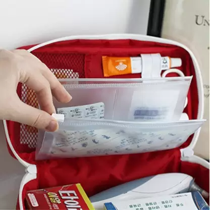 Medical First Aid Kit Pouch Empty Bag Emergency Medicine Storage Organizer Bag First Aid Kit  (Workplace, Home, Sports...