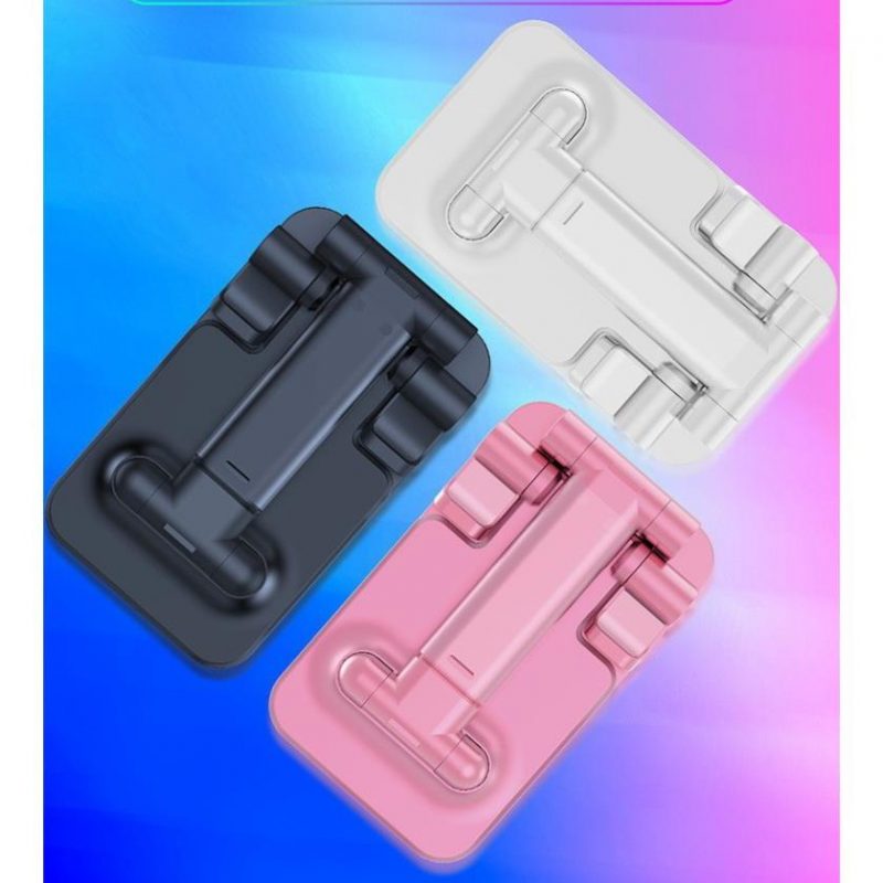 Foldable & Adjustable Mobile Phone and Tablet Stand | Flexible Desktop Mount & Lazy Bracket Support for All Devices (Random Color) buy online in Pakistan