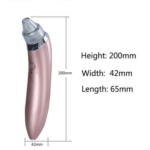 Blackhead Remover Face Acne Black Dot Pimple Electric Black head Vacuum Cleaner Pore Skin Care Tools Machine 4 Replacement Head (random color) buy online in Pakistan