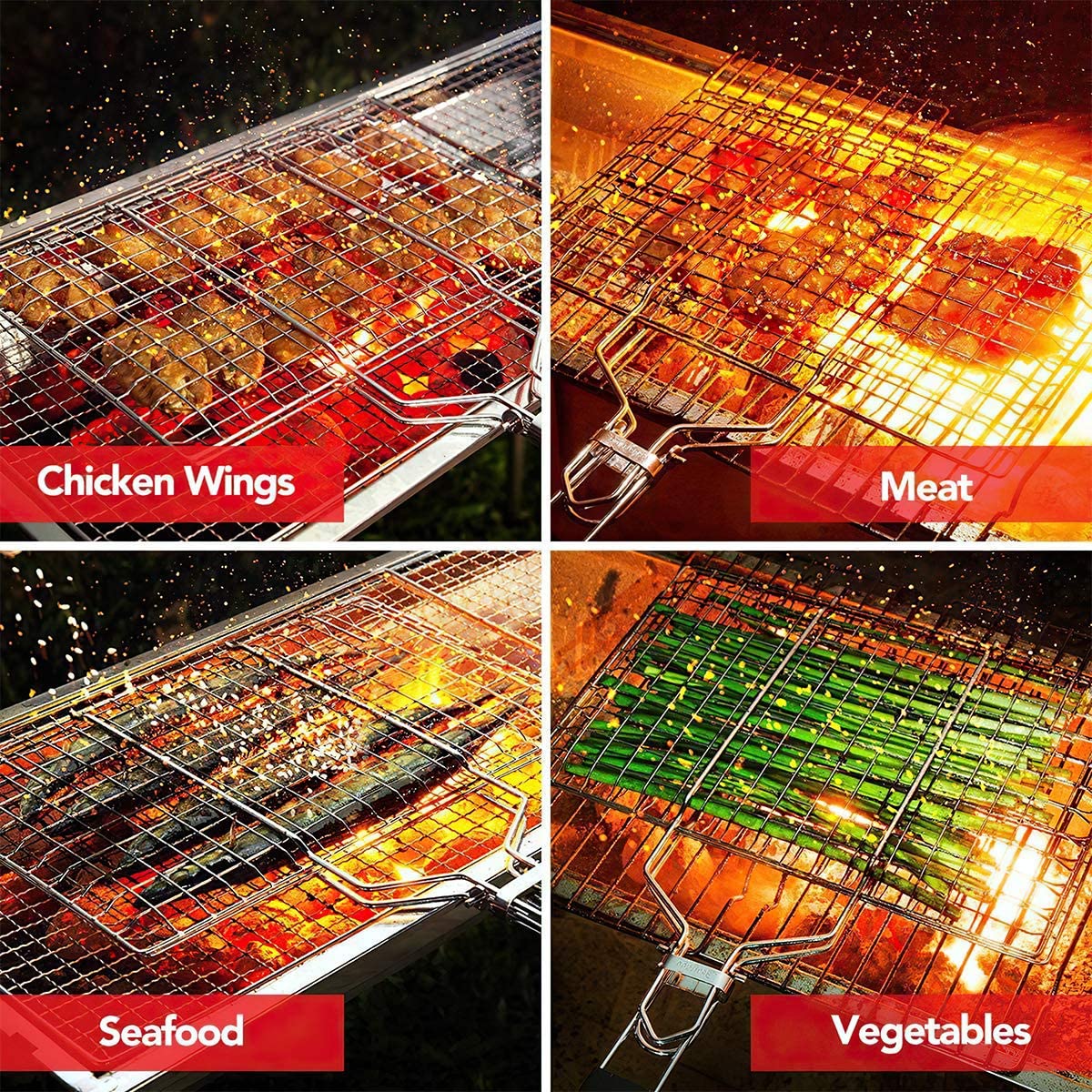 Bbq Stainless Steel Hand Grill (Small Size). buy online in Pakistan
