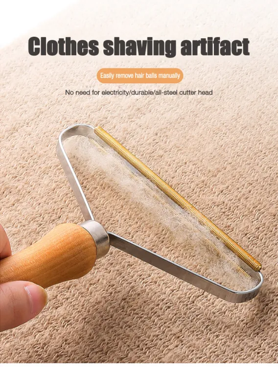 Portable Manual Hair Remover Coat Roller Hair Remover Double-sided Shaving Knife Pet Hair Cleaning Brush Sofa Shaving Ball Too buy online in Pakistan