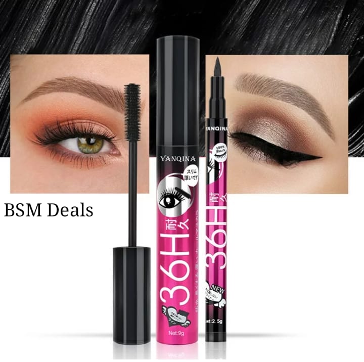 4 in 1 Glam Makeup Bundle – Lip Tint, Eyeshadow Palette & 36H Mascara Set buy online in Pakistan