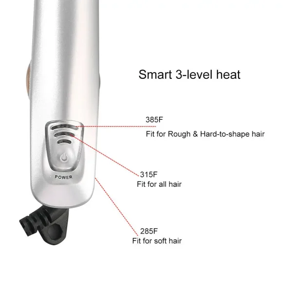 PROFESSIONAL HAIR STRAIGHTENING IRON CURLING IRON STRAIGHTENER CURLER STYLER 3 IN 1 MULTI HAIR STYLING TOOL FLAT IRON WITH BRUSH buy online in Pakistan