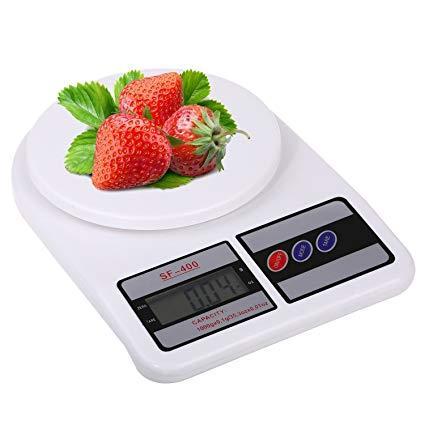 Best Imported Digital Food Kitchen Scale SF-400 With LCD Display | Grams and Ounces for Weight Loss, Baking, Cooking, Keto and Meal Prep, Medium, Stainless Steel weight Machine For Vegetable buy online in Pakistan