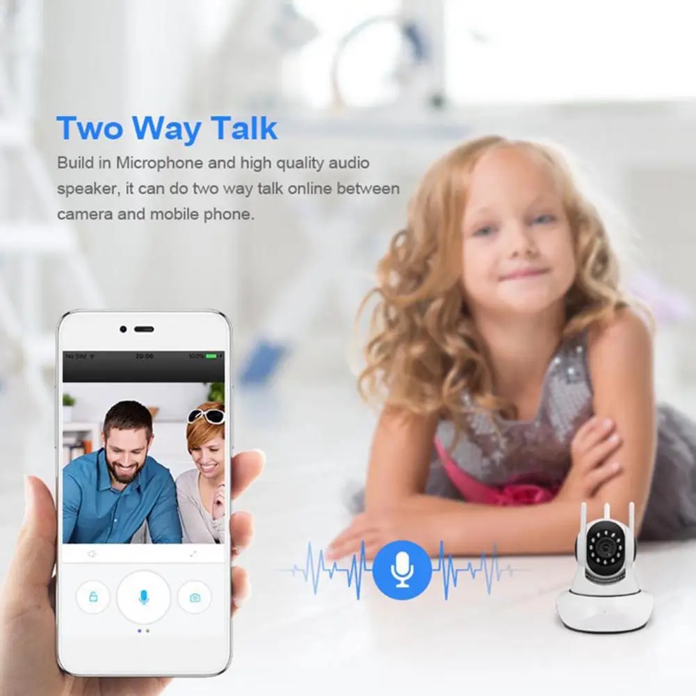 Speed-X 3 Antenna Ipc App New Color Night Vision Camera 2mp 1080p Full Hd With Pixlinkipc App thumbnail 3