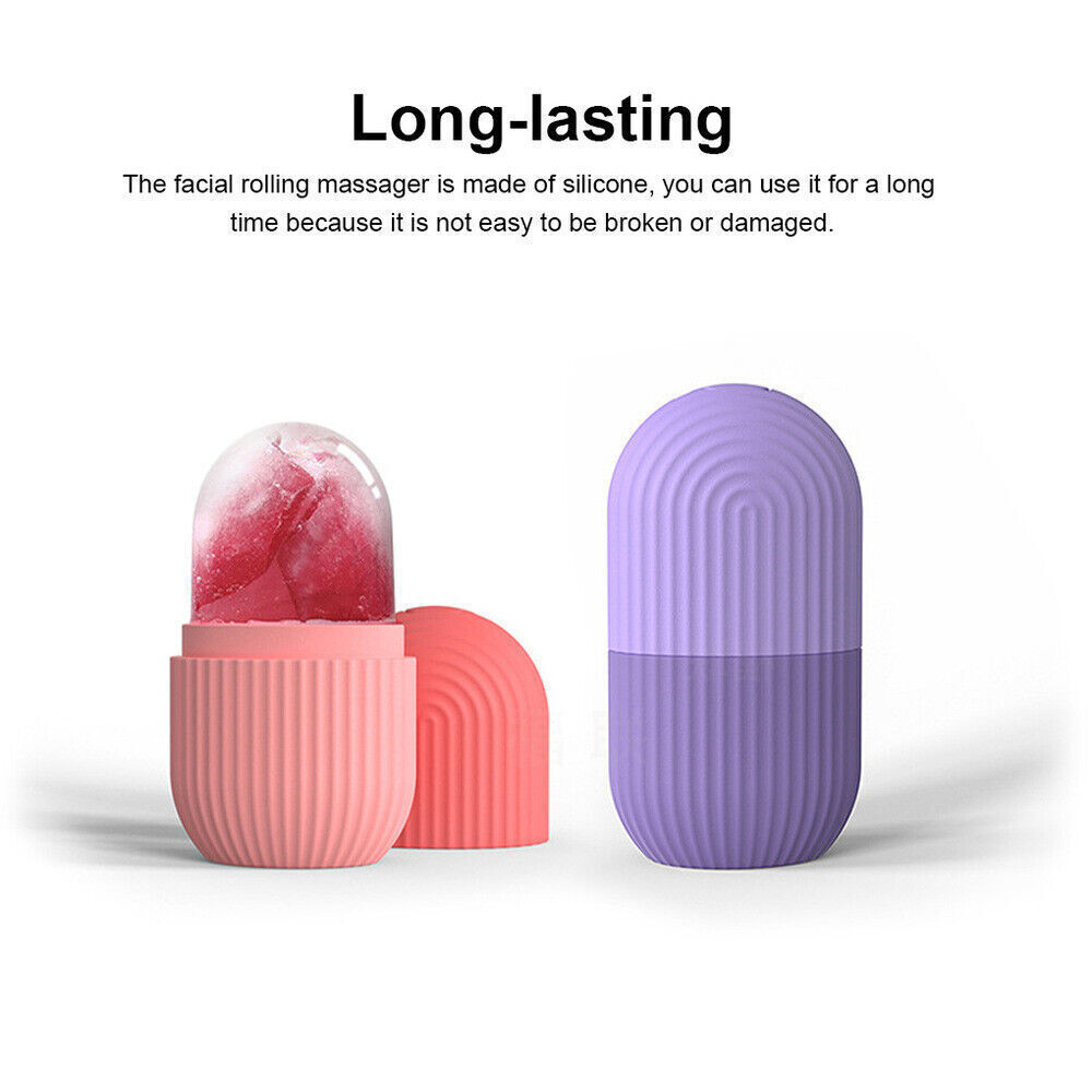 Face Ice Roller Silicone Facial Massager to Enhance Skin Glow, Without box (Random Color) buy online in Pakistan