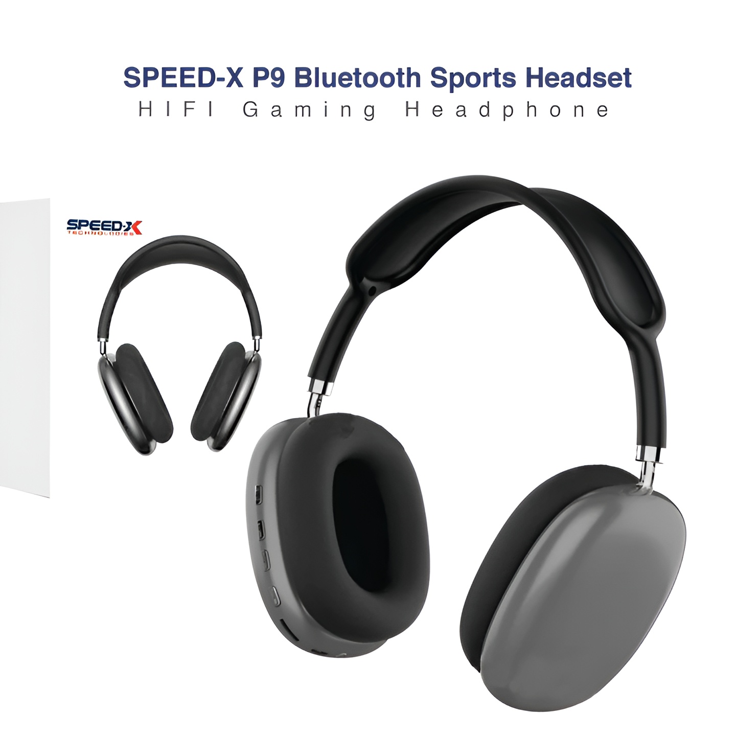 Speed-X Technologies P9 Bluetooth Headset | Bluetooth Hifi Gaming Headset