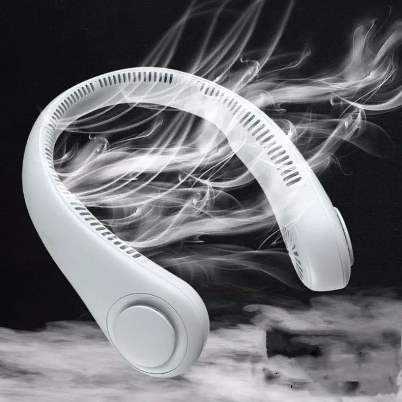 Portable Neck fan air Cooler &amp; Purifier... Adjustable 3 speed and Rechargeable (random color ) thumbnail 2