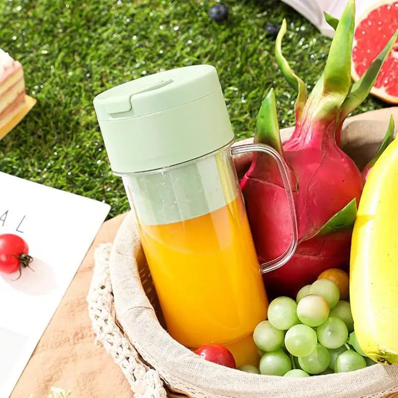 Mason Portable Mini juicer Blender With Straw Cup | Juicer Portable Outdoor Juicing Cup | Home Mini Cordless Juicer (Random Color) view 4