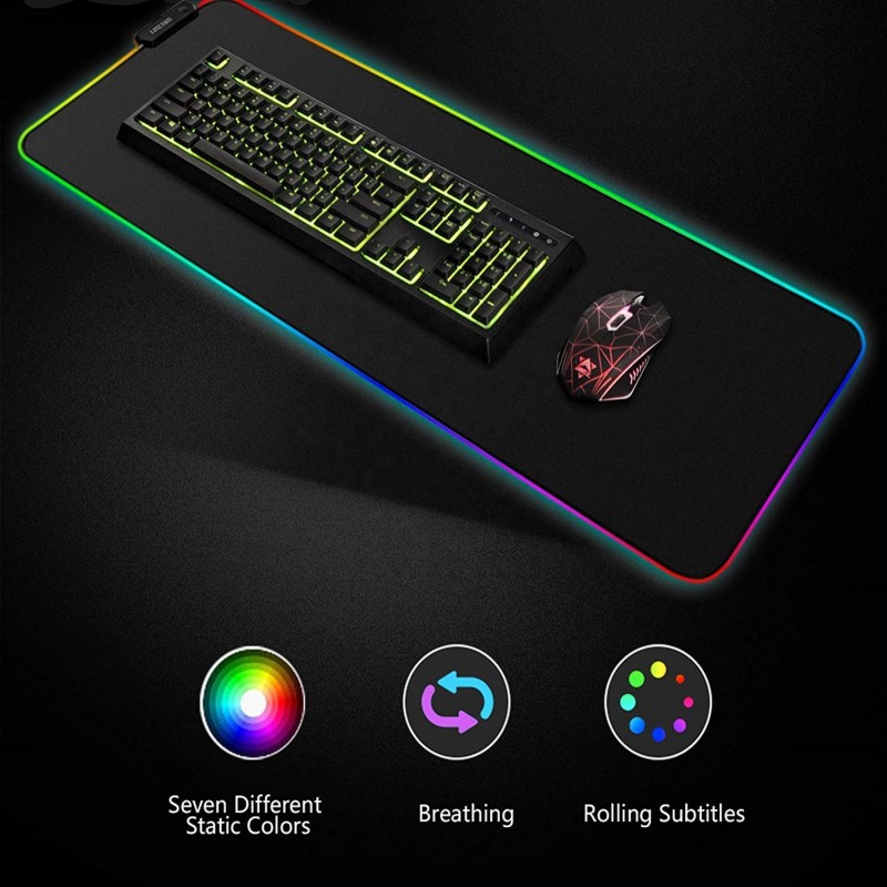 RGB Gaming Mouse Pad With RGB Lights thumbnail 4