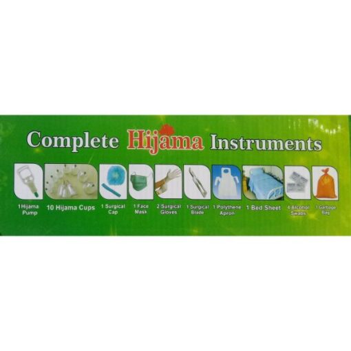 Hijama Special 10 in 1 Kit Imported Green Cupping Therapy Set with Accessories thumbnail 2
