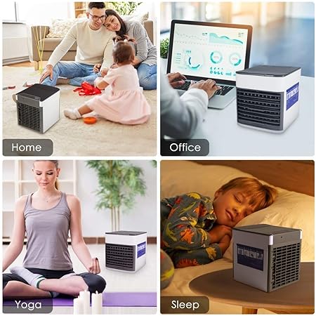 Air Ultra Portable Home Air Cooler | Portable Personal Air Conditioner, Mini USB 3 in 1 Air Cooler thumbnail 3