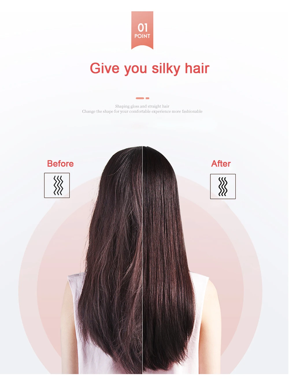 Hair Straightening Comb/Brush, Curling Comb Dual-Purpose Hair Straightener Styling Comb, Splint Does Not Damage The Inner Buckle for Professional Salon at Home (Random colors) buy online in Pakistan