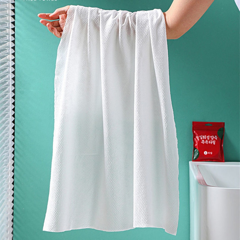 1 PCs of Compressed Bath Towels Disposable Face Towels Large Magical Towel Portable Travel Strong Water Absorption Large Travel Hotel Towels Size 70 X 140 cm buy online in Pakistan