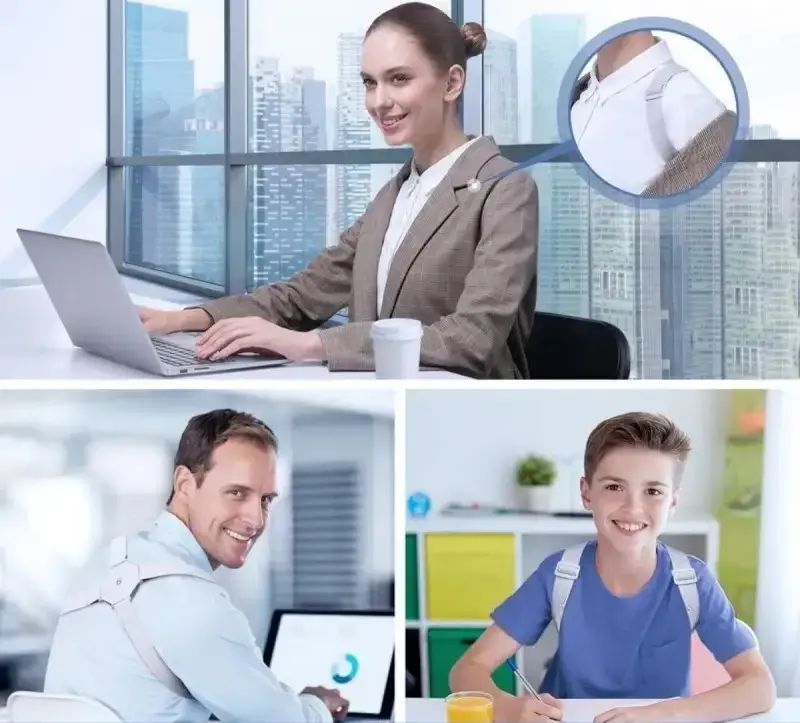 Smart Sensor Corrector Belt, Smart adjustable posture corrector with vibration view 2