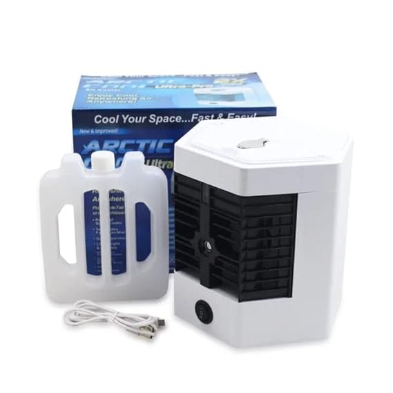 Arctic Air Ultra Pro Evaporative Air Cooler Fan - Portable 4-in-1 Cooling Solution with Humidifier, Air Purifier, and Adjustable Airflow - Effortless Cooling and Enhanced Comfort view 5