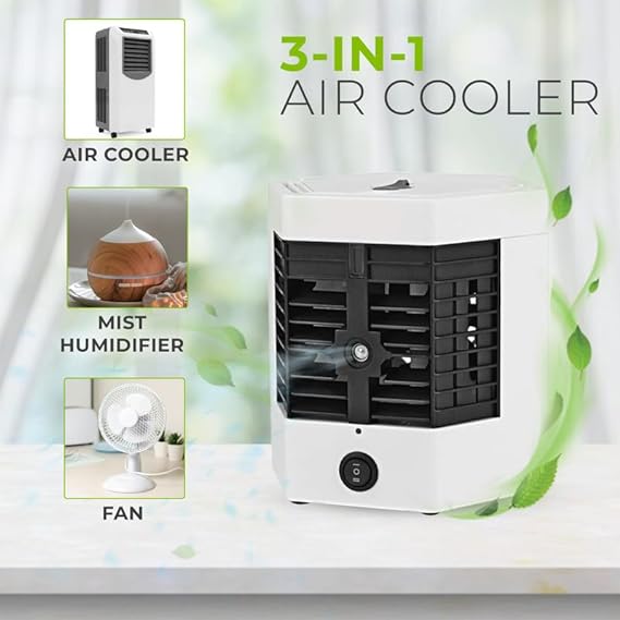 Arctic Air Ultra Pro Evaporative Air Cooler Fan - Portable 4-in-1 Cooling Solution with Humidifier, Air Purifier, and Adjustable Airflow - Effortless Cooling and Enhanced Comfort view 2