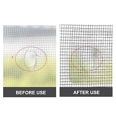 Pack 10 PCs Multifunctional Sticker Drainer Net for bathroom, kitchen sink bath tub | Window Screen Repair Patches for Door Window Screen