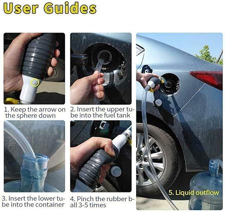Multipurpose Liquid Transfer Pump | Portable Manual Oil, Water, Fuel Hand Transfer Pump