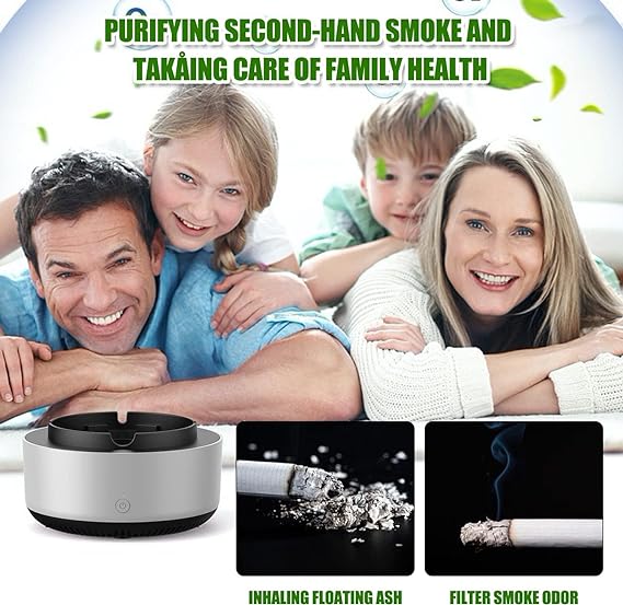 Ashtray With Air Purifier, Ashtray Smokeless | Multipurpose Ashtray With Air Purifier Function (random Colors) buy online in Pakistan