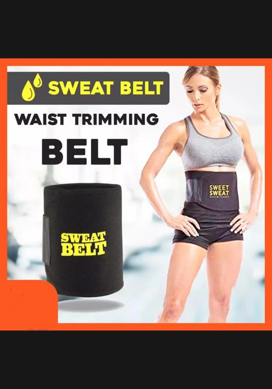 Professional Sweet sweat Belt for Weight Loss Slimming Trimming Waist Trainer Fitness Belt for men and women view 2