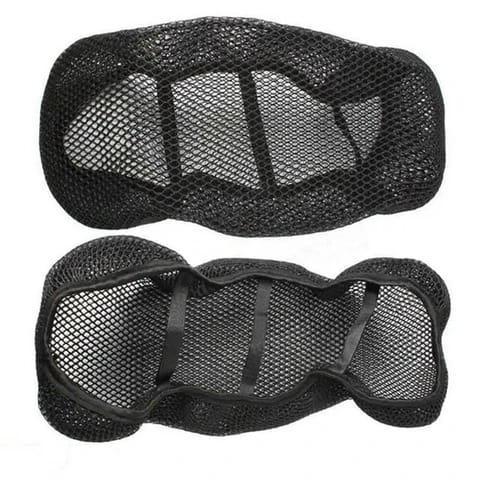Universal motor bike motorcycle cool mesh 10mm XXL net design seat cover sunscreen cushion bike seat protector sun block heat insulation water rain proof mesh pad for all motorbikes buy online in Pakistan