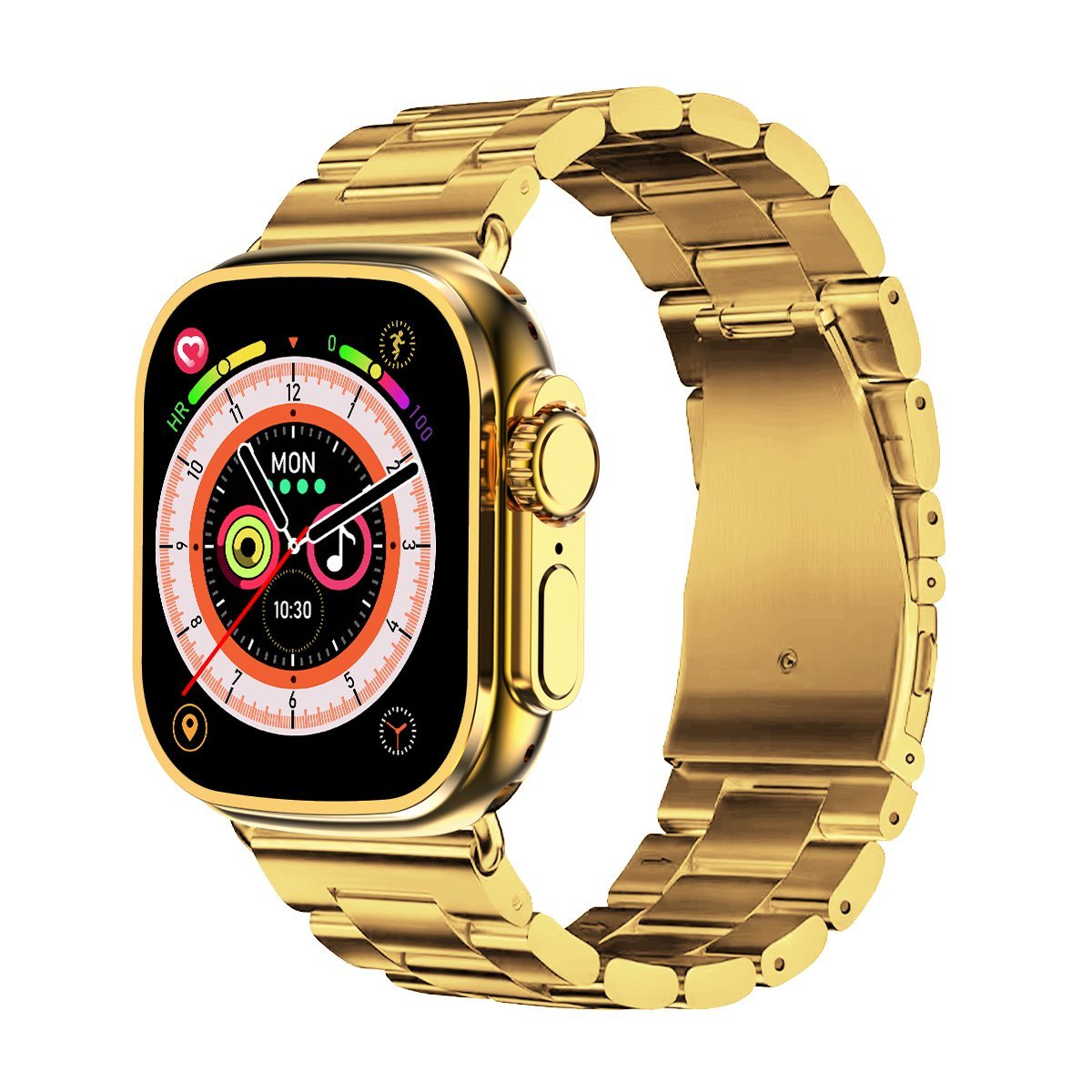C9 Ultra Max Gold Edition Color Smartwatch 2.1 Inch Screen With Hryfine App thumbnail 2