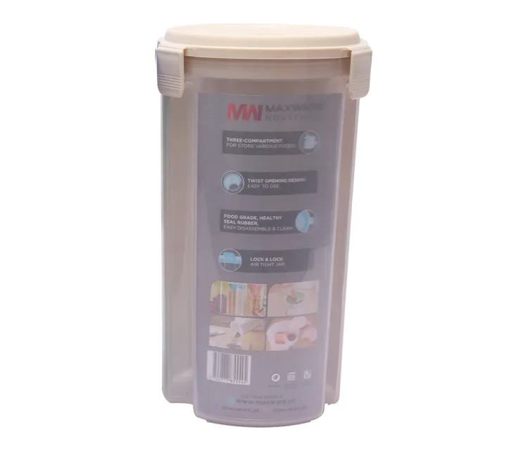 Marshal Storage Jar - 3 In 1 Jar - 3 Portion storage jar (2200 ml) (Random color) buy online in Pakistan