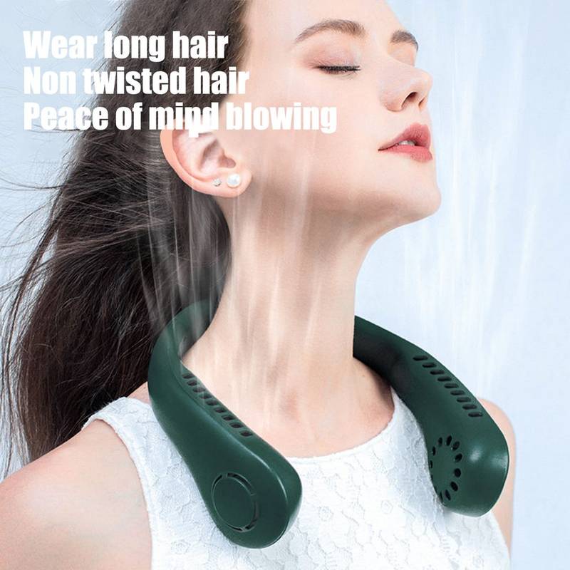 Arctic Air Hanging Neck Fan High Wind 3 Speed Adjustable USB Charging Portable Quiet Super Long Life Outdoor Sports Office Camping (Random Color) view 5