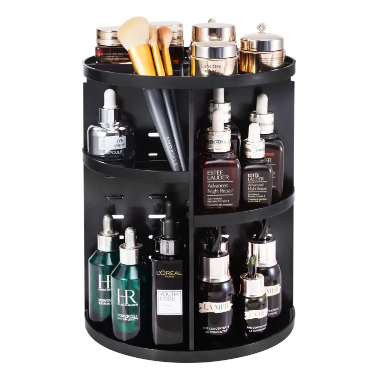 360 Degree Rotating Cosmetic Organizer (black ) buy online in Pakistan
